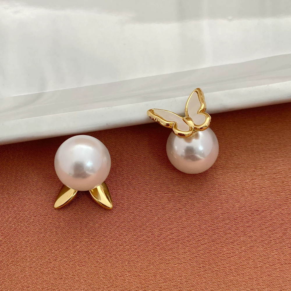 Kate SPADE Natural Shell Butterfly Earrings Metal - Picture 4 of 6